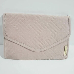 Bagsmart Travel  Jewelry Case Pink/Tan Color.